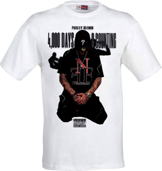4,000 Days & Counting ~ Philly Slimm  Album + Tshirt